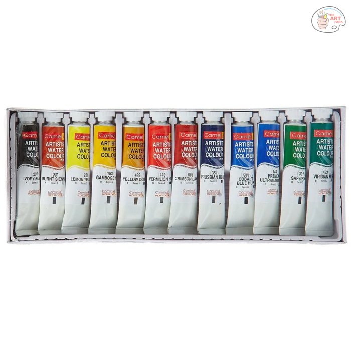 CAMEL ARTIST'S WATERCOLOUR - 12 TUBES OF 20ML - Image 2