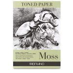 Fabriano Toned Paper Pad Moss, Size – A3, 120 GSM (Contains- 50 Sheets)