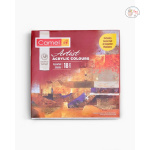 Camel Artist Acrylic Colour Assorted pack of 18 shades in 20 ml with FREE INCLUDES CAMEL GEL OR RETARDER Mediums - Image 3