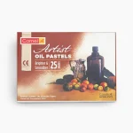 Camel Artist Oil Pastels- Assorted Pack of 25 Shades
