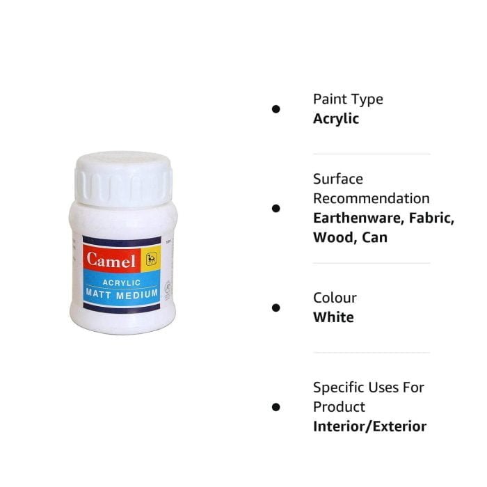 Camel Acrylic Matt Medium 100ml - Image 2