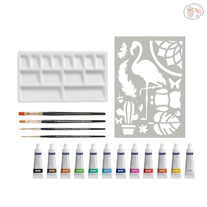 Faber-Castell Creative Studio Watercolor Painting Set OF 18 - Image 6