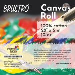 Brustro Cotton Canvas Rolls 786 28" X 5 mtr - Image 2