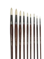 Brustro Artists Bristlewhite Bright Brush ROUND Series 1008 - 3 - Image 2
