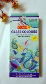 Camel Glass colors/Camel Water Based Glass Color - 10ml Each, 6 Shades - Image 2