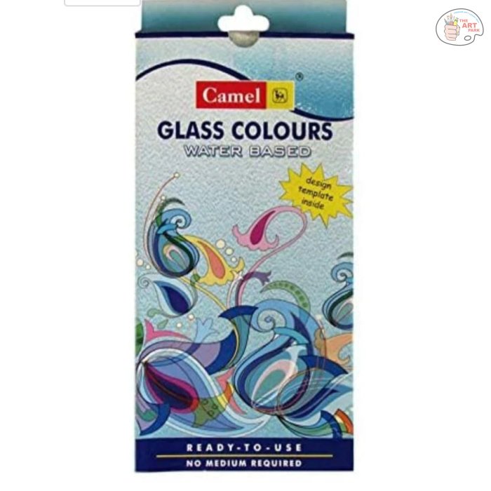 Camel Glass colors/Camel Water Based Glass Color - 10ml Each, 6 Shades - Image 5