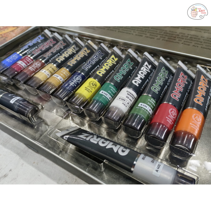 DOMS AMARIZ ARTIST'S ACRYLIC COLOUR SET 0F 14 20ML - Image 6