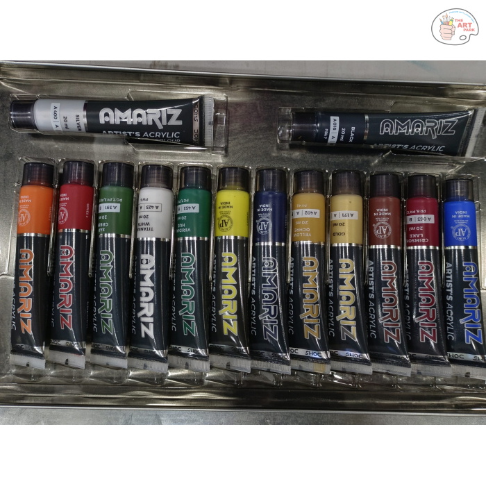 DOMS AMARIZ ARTIST'S ACRYLIC COLOUR SET 0F 14 20ML - Image 3