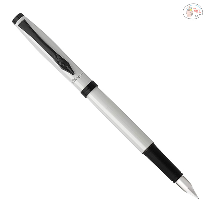 Untitled design (3) PLATIGNUM Vibe White Fountain Pen - Image 1