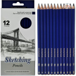 Keep Smiling Drawing Sketching Pencils, 12 Shades