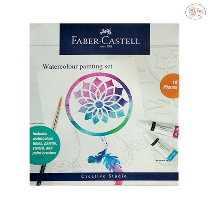 Faber-Castell Creative Studio Watercolor Painting Set OF 18 - Image 3
