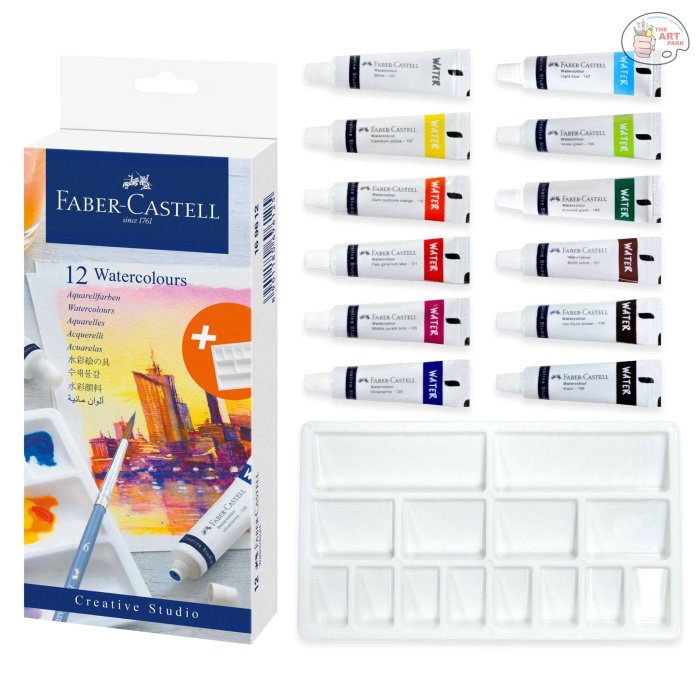 FABER CASTELL WATER COLOUR 12N X 9ML - Image 7