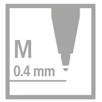 STABILO bl@ck+ Medium ROLLERBALL PEN LILAC - Image 3