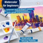 FABER CASTELL WATER COLOUR 12N X 9ML - Image 9