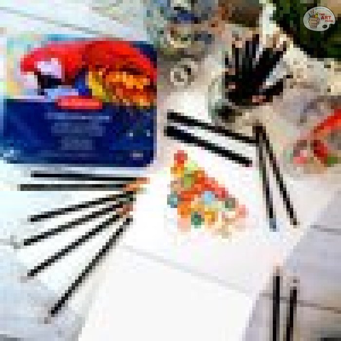 Derwent Chromaflow Colour Pencils Tin|3.5Mm Core|Premium Core Strength|Professional Quality|Vibrant&Blendable|Ideal for Drawing&Sketching (Tin of 48)|Blue - Image 7