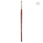 PRINCETON VELVETOUCH SYNTHETIC SHORT HANDLE ANGLE SHADE Paint Brush (1/8 Inches)