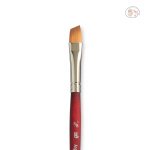 PRINCETON VELVETOUCH SYNTHETIC SHORT HANDLE ANGLE SHADER SZ 3/8IN