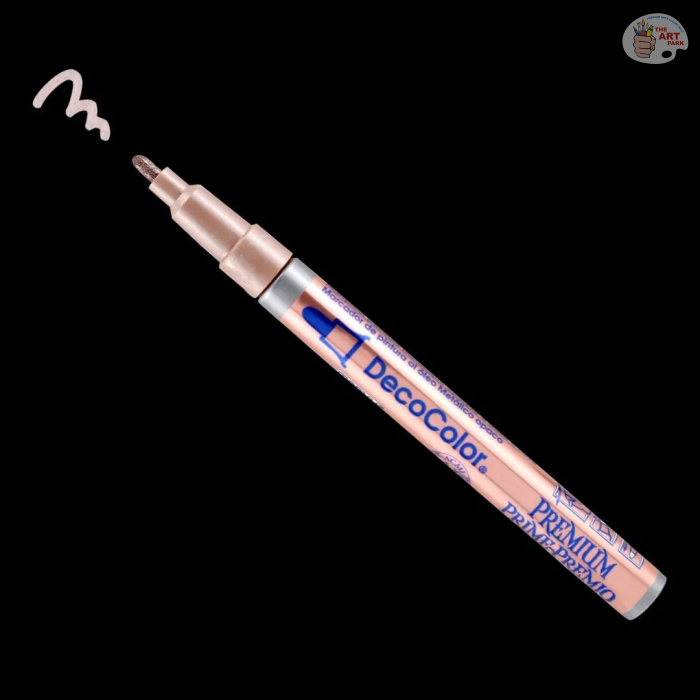 DECOCOLOR®-PREMIUM-FINE-TIP-ROSE-GOLD-2 MARVY UCHIDA DECOCOLOR PREMIUM PRIME PREMIO FINE TIP MARKER ROSE GOLD - Image 1
