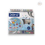 DOMS Floating markers- Set of 12 shades with Spoon - Image 2