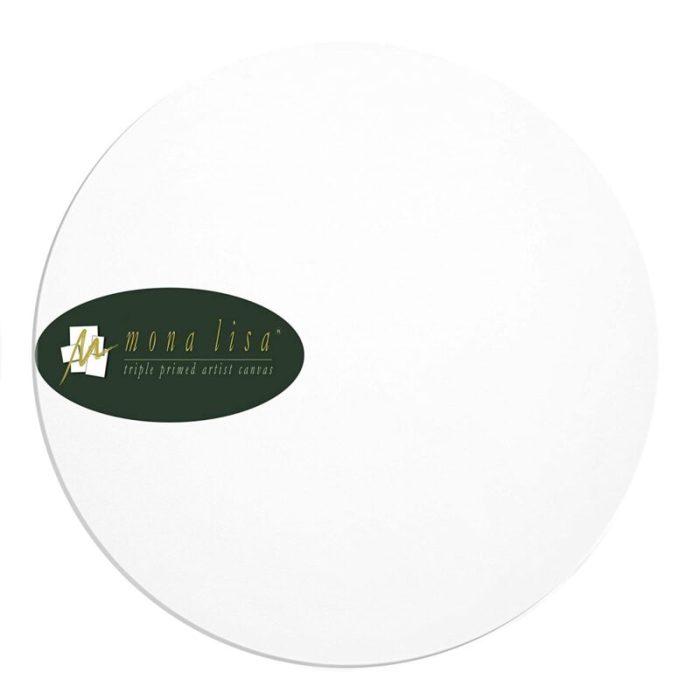 Round-Stretched-Canvas-800x800 MONALISHA ROUND STRETCHED CANVAS WHITE TRIPLE PRIMED 4" - Image 1