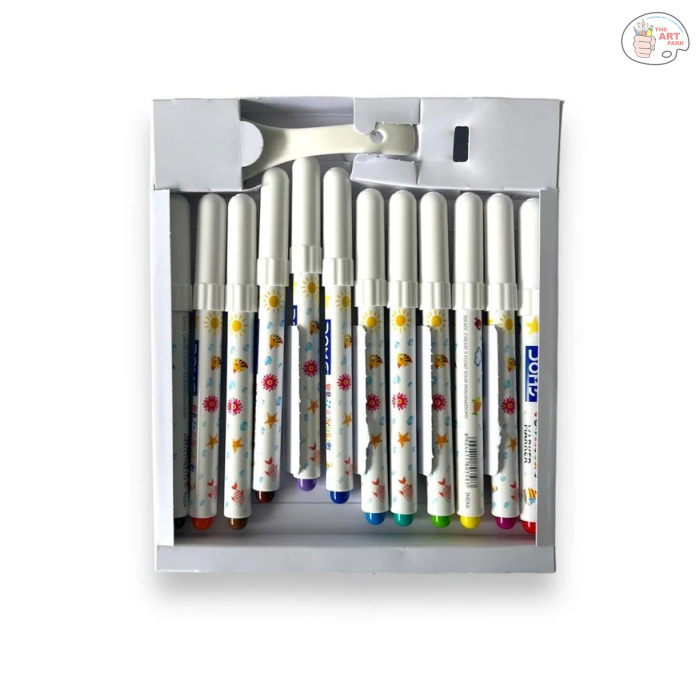 DOMS Floating markers- Set of 12 shades with Spoon - Image 3