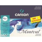 Canson Montval Watercolour Pad 200 GSM 100 Sheets (A4+, Size:24x32cm)