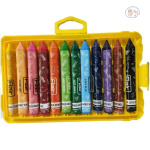 Flair Creative Jumbo Triangular Wax Crayons- 12 Shades - Image 2
