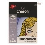 Canson Illustration Pad - Smooth 250 GSM - 29.7 x 42 cm or 11.7 x 16.5'' - Pad of 12 Sheets