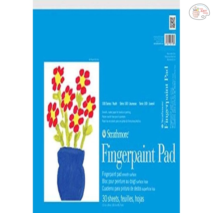 51UhRHdr2DL._SY879_ Strathmore 100 Series Kids FIngerpainting Pad | Acid Free Paper with Smooth Surface | Designed to Accept Coverage of Felt Tip Markers Without Bleeding | 30 Sheets, 30.4 x 45.7 cm - Image 1