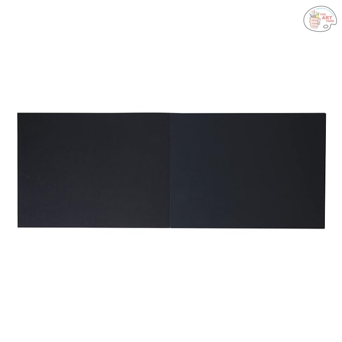 Canson Mi-Teintes 160 GSM Honeycomb Grain 24 x 32 CM Drawing & Pastel Paper Glued Pad (20 Sheets, Black) - Image 3