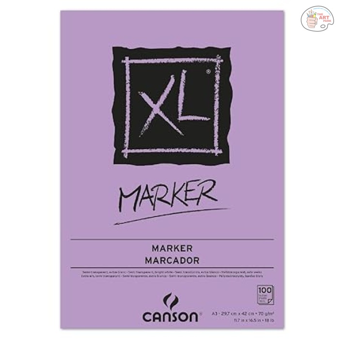 Canson XL Marker 70 GSM A3 Pad of 100 Extra Smooth Sheets - Image 1