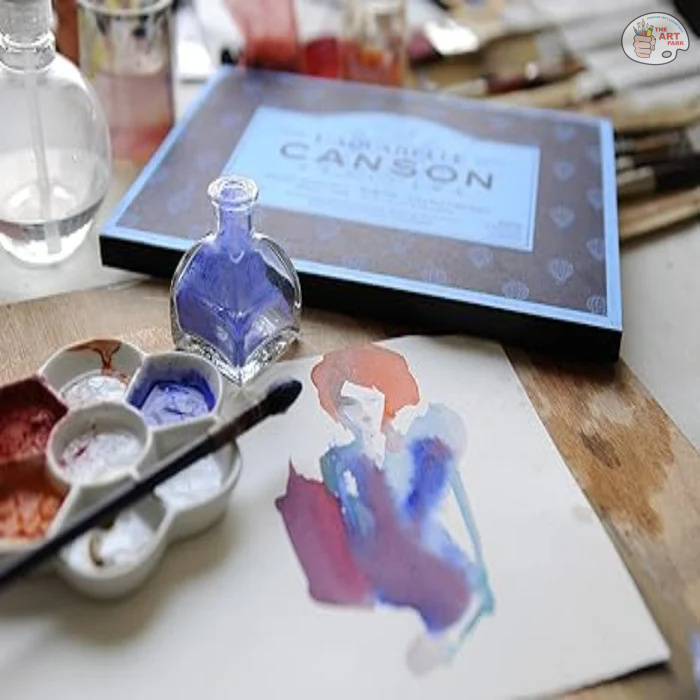 Canson Heritage Cotton 300 GSM Rough 36 x 51 CM Paper Block(White, 20 Sheets) - Image 2