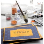 CANSON - L'AQUARELLE HERITAGE GLUED PAD COLD PRESSED Cotton (26 X 36 CM) 20 sheets - Image 2