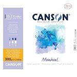 Canson Montval 300 GSM 37 x 46 cm Album of 12 Fine Grain Sheets