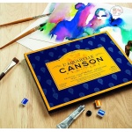 Canson Heritage Cotton 300 GSM Cold Pressed 36 x 51 CM Paper Block(White, 20 Sheets) - Image 3