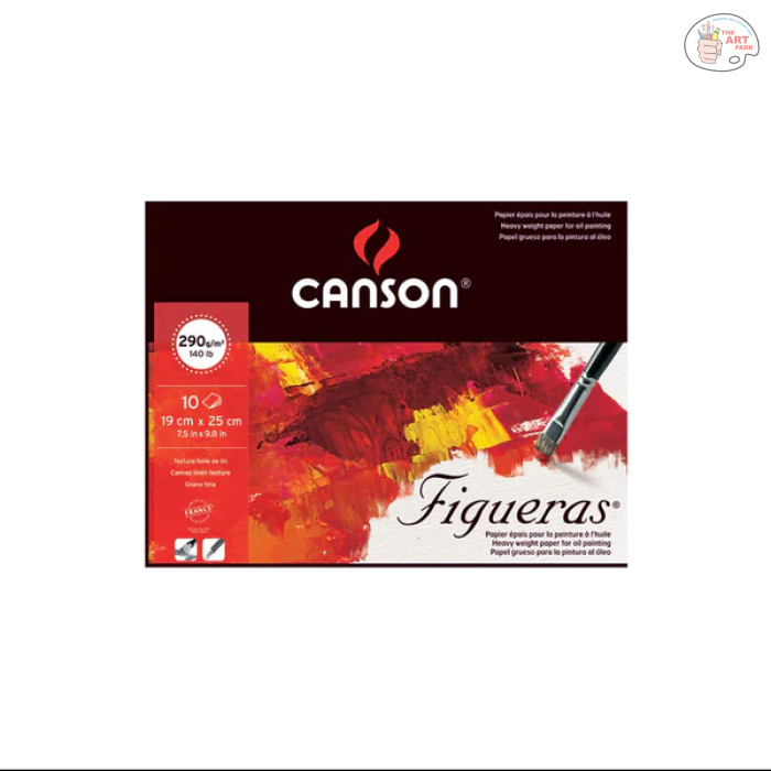 CN200857220_grande CANSON FIGUERAS OIL & ACRYLIC PAPER PAD CANVAS GRAIN 290 GSM (10SHEETS) - Image 1