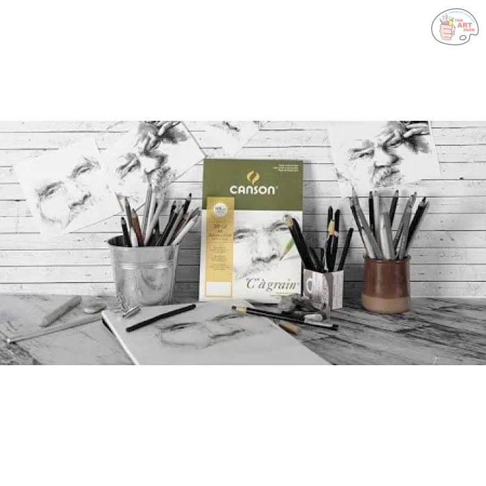 CANSON "C"A GRAIN DRAWING PAD 1SG 125 GSM A3 - Image 3