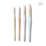 Stationerie Artists White Natural Goat Hair Mop Brush Set of 4