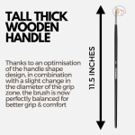 Stationerie LH Flat Chungking Hog Brush Set Of 8 - Image 3