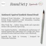 Stationerie Squirrel Synthetic Round Set of 7 - Image 4