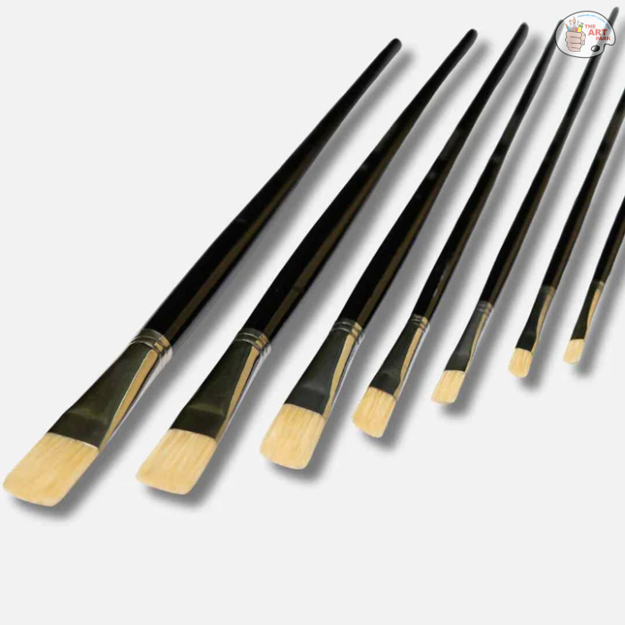 Stationerie LH Flat Chungking Hog Brush Set Of 8 - Image 4