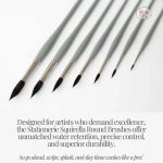 Stationerie Squirrel Synthetic Round Set of 7 - Image 5