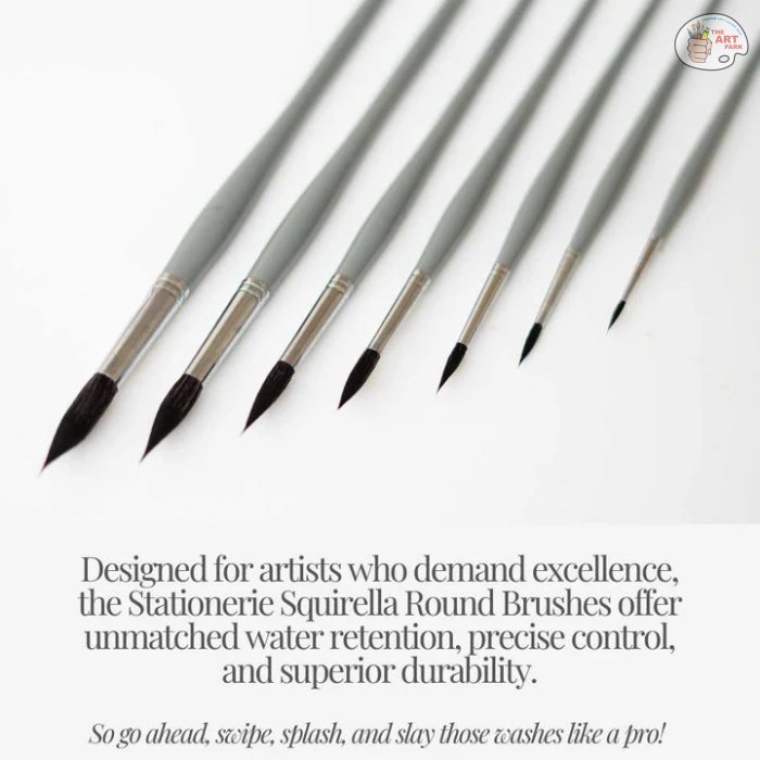 Stationerie Squirrel Synthetic Round Set of 7 - Image 5