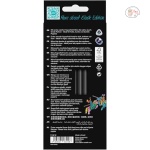 Faber-Castell Black Edition Colored Pencils - 12 Count, Black Wood and Super Soft Core Lead, Professional Quality Colored Pencils for Adult Coloring, Artists and Beginners - Image 2