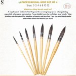 Stationerie Mop Brush Set Of 7 - Image 3