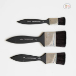 Stationerie Wash Inch Brush Set of 3 Squirrel Synthetic - Image 2