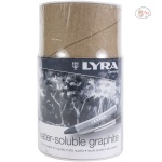 LYRA GRAPHITE STICK - Water Soluble Graphite - 2B / 6B / 9B 24pcs METAL POT