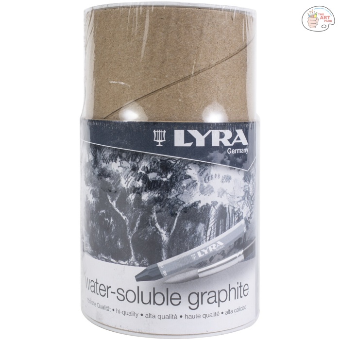 WhatsApp Image 2025-08-20 at 1.04.46 PM LYRA GRAPHITE STICK - Water Soluble Graphite - 2B / 6B / 9B 24pcs METAL POT - Image 1