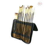 PAN ART Synergy XT Brush Set – 13 Brushes with Zipper Case - Image 3