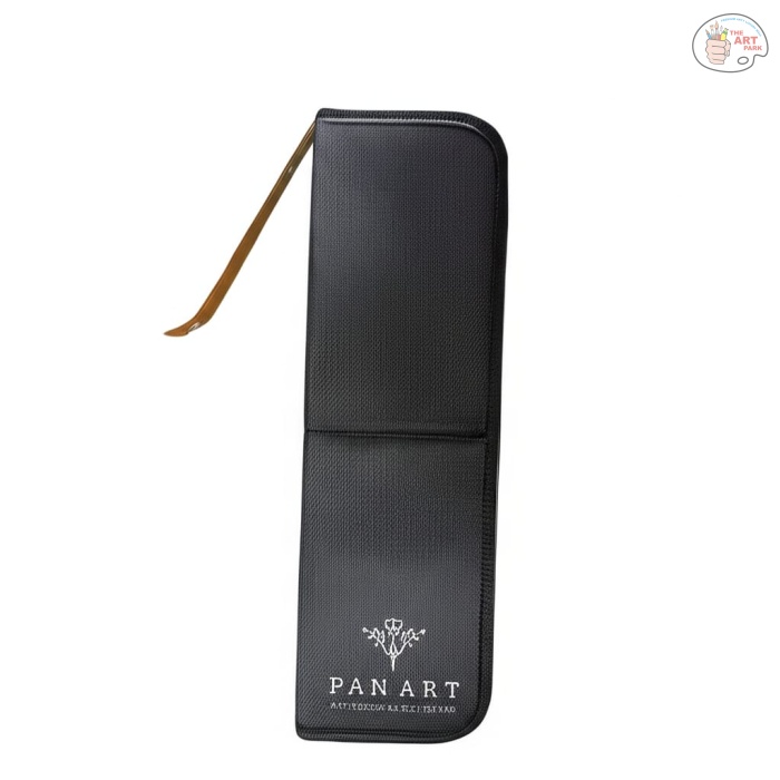PAN ART Synergy XT Brush Set – 13 Brushes with Zipper Case - Image 2
